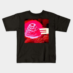 Raspberry Sorbet art Kids T-Shirt